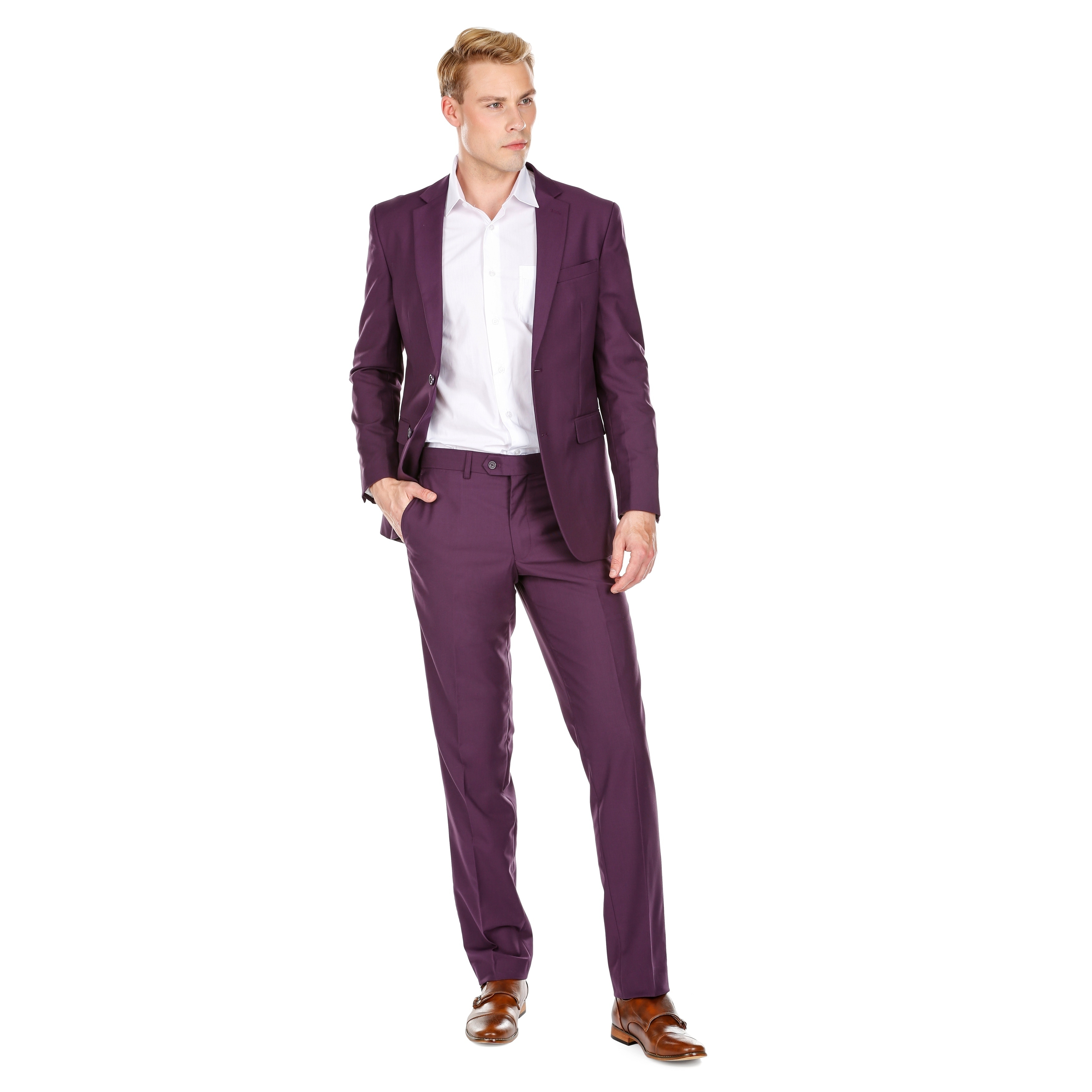 Braveman Men's Slim Fit 2-Piece Suit