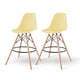 preview thumbnail 3 of 16, IRIS Plastic Shell Bar Stool (Pack of 2)