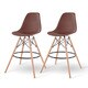 preview thumbnail 8 of 16, IRIS Plastic Shell Bar Stool (Pack of 2)