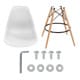 preview thumbnail 15 of 16, IRIS Plastic Shell Bar Stool (Pack of 2)