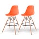 preview thumbnail 4 of 16, IRIS Plastic Shell Bar Stool (Pack of 2)