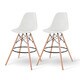 preview thumbnail 12 of 16, IRIS Plastic Shell Bar Stool (Pack of 2)