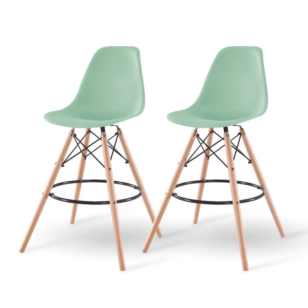 IRIS Plastic Shell Bar Stool (Pack of 2)