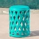 Selen Outdoor 12-inch Lattice Side Table by Christopher Knight Home - Thumbnail 13
