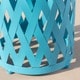 preview thumbnail 10 of 17, Selen Outdoor 12-inch Lattice Side Table by Christopher Knight Home