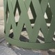 preview thumbnail 7 of 17, Selen Outdoor 12-inch Lattice Side Table by Christopher Knight Home