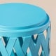 preview thumbnail 9 of 17, Selen Outdoor 12-inch Lattice Side Table by Christopher Knight Home