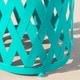 preview thumbnail 16 of 17, Selen Outdoor 12-inch Lattice Side Table by Christopher Knight Home