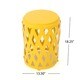 preview thumbnail 18 of 17, Selen Outdoor 12-inch Lattice Side Table by Christopher Knight Home