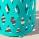 preview thumbnail 10 of 21, Selen Outdoor Modern 14 Inch Iron Side Table by Christopher Knight Home