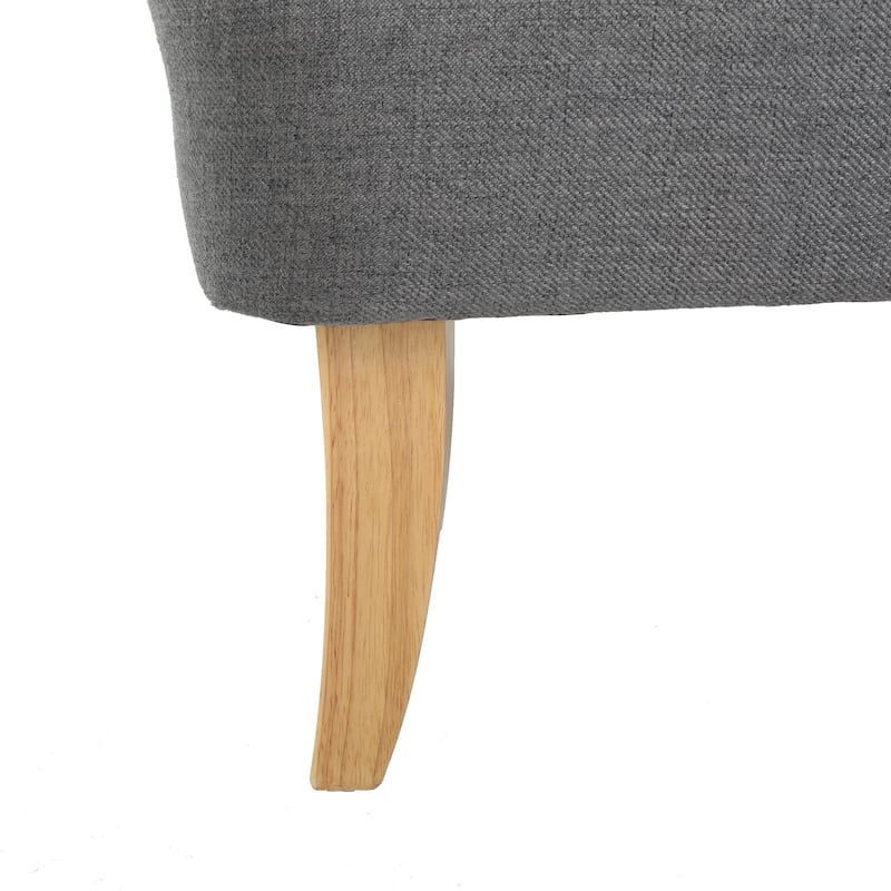 Justus Mid Century Modern Fabric Loveseat by Christopher Knight Home