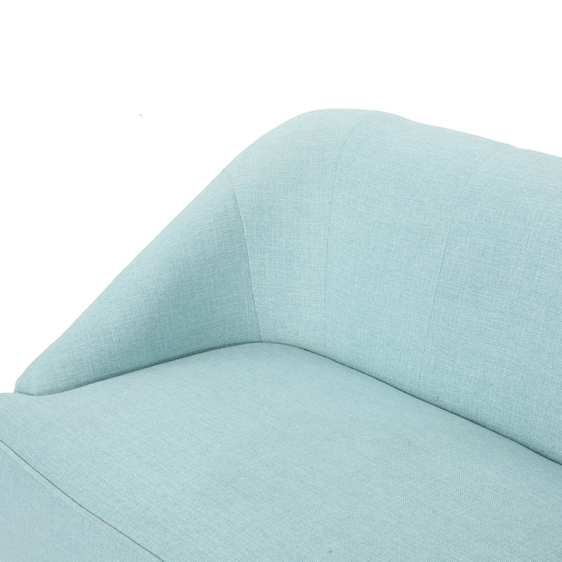 Justus Mid Century Modern Fabric Loveseat by Christopher Knight Home