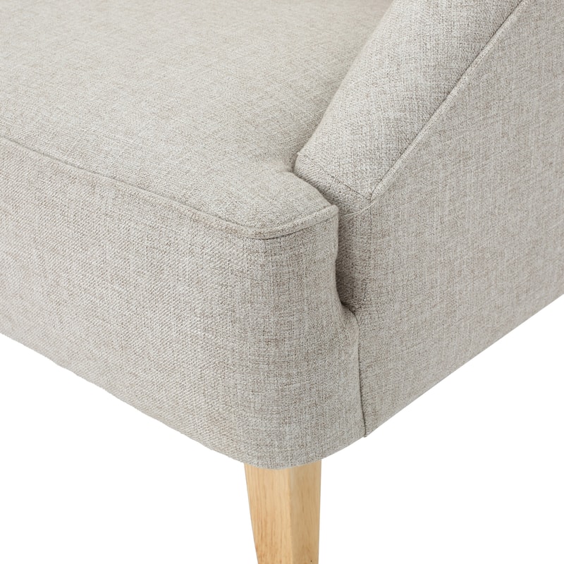 Justus Mid Century Modern Fabric Loveseat by Christopher Knight Home