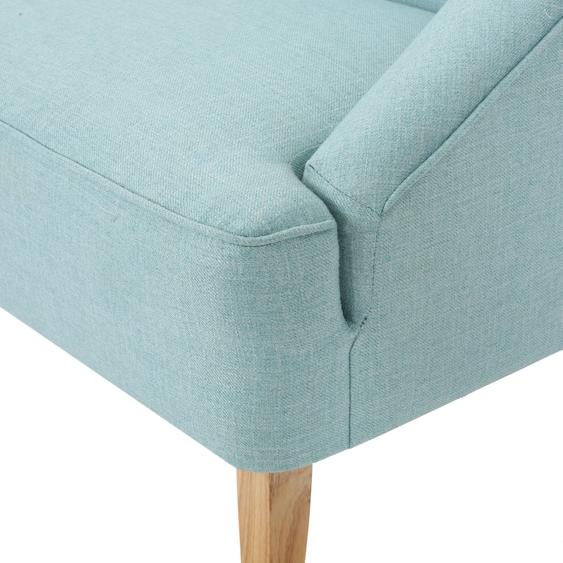 Justus Mid Century Modern Fabric Loveseat by Christopher Knight Home