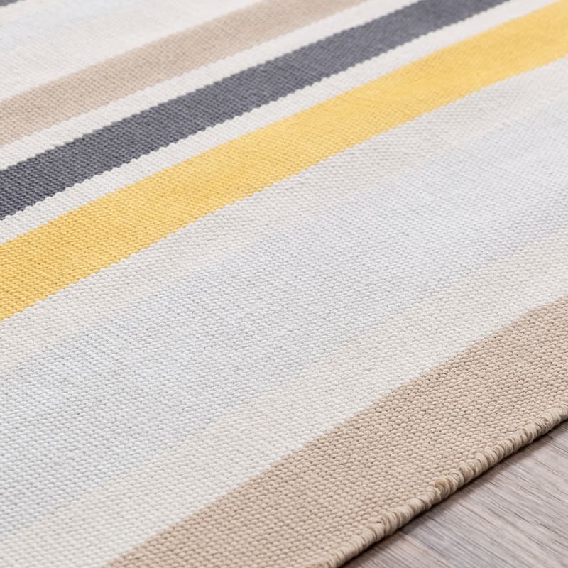 Breisgau Traditional Striped Indoor/ Outdoor Area Rug - 5' x 7'6"