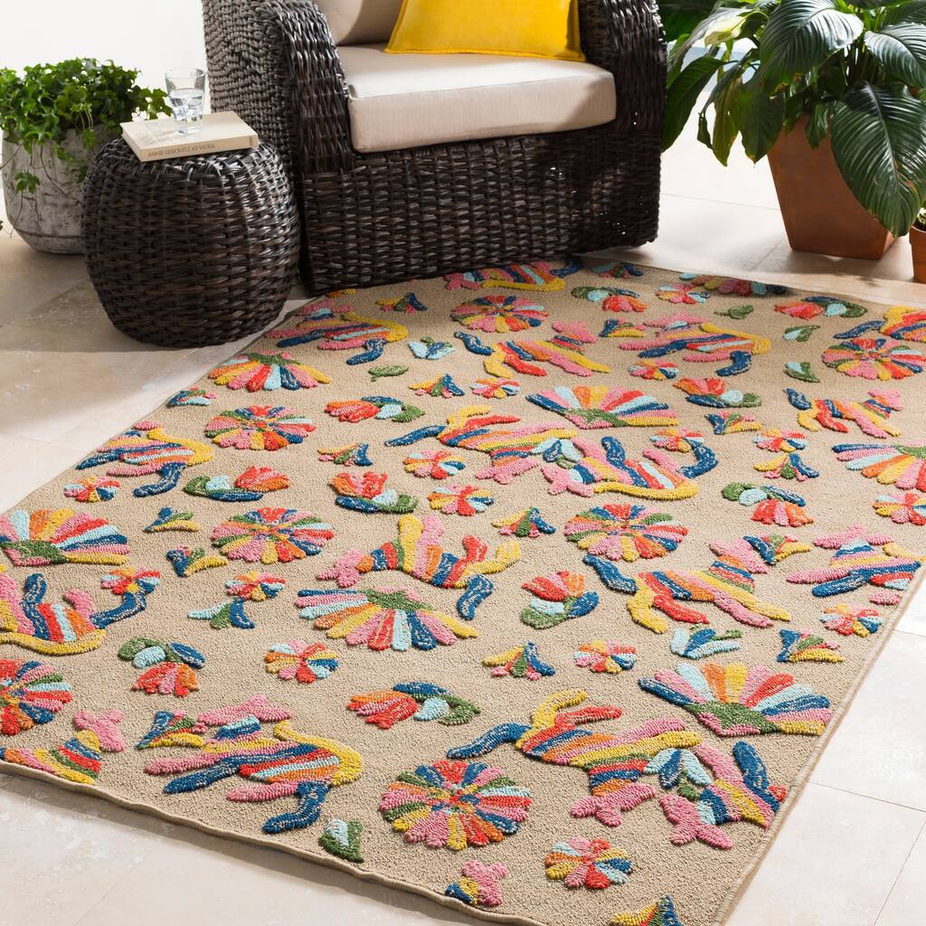 Procida Colorful Southwestern Indoor/ Outdoor Area Rug - 8' x 10'