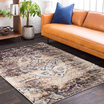 Valenlun Classic Distressed Area Rug - 7'10" x 10'3"