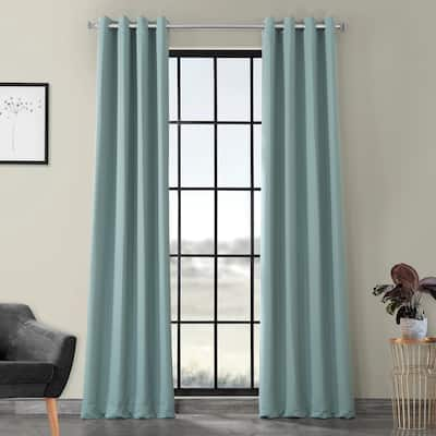 Exclusive Fabrics Grommet Room Darkening Curtain Panel Pair (2 Panels)