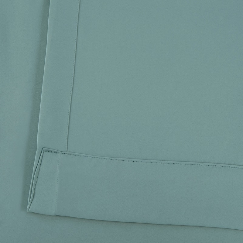 Exclusive Fabrics Grommet Room Darkening Curtain Panel Pair (2 Panels)