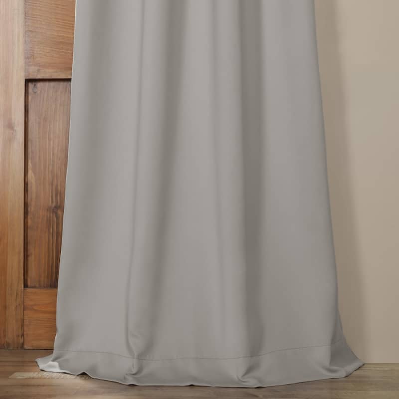Exclusive Fabrics Grommet Room Darkening Curtain Panel Pair (2 Panels)