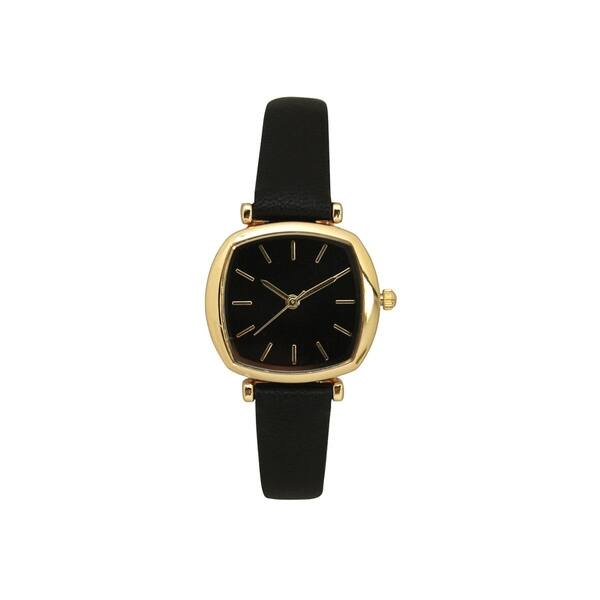 slide 1 of 7, Olivia Pratt Women's Thin Band Leather Watch