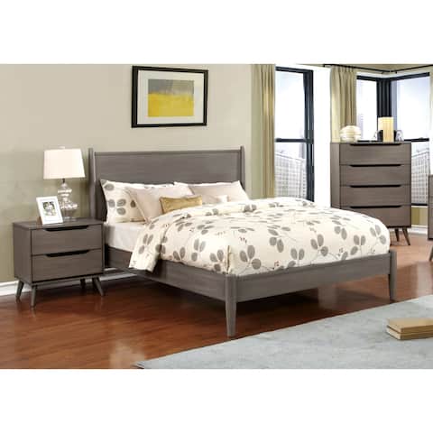 Carson Carrington Bodo Grey 3-piece Mid-century Modern Bedroom Set
