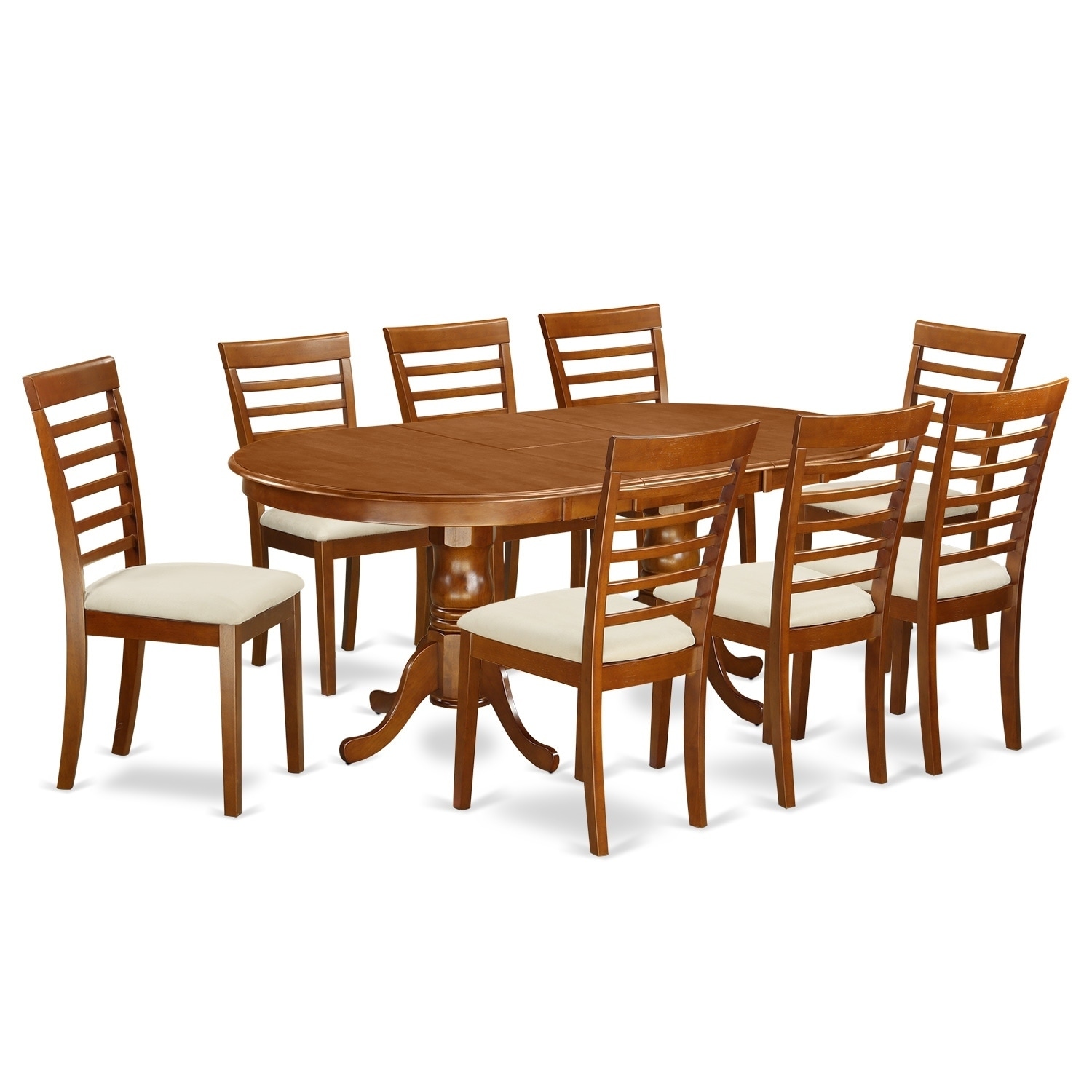 plml9sbr 9 pc dining room setdining table plus 8 dining chairs