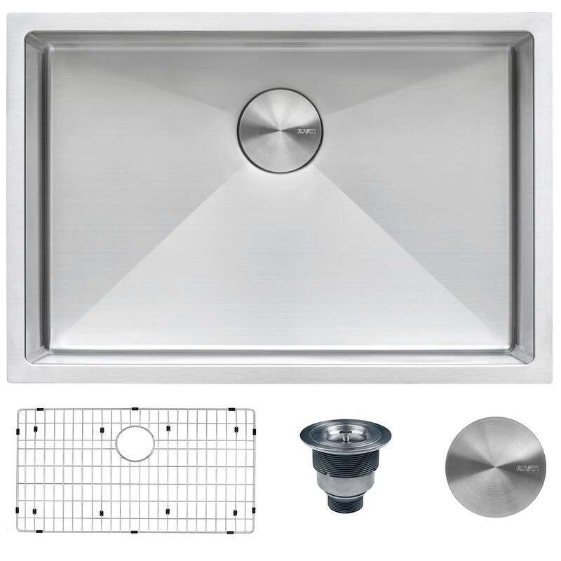 Ruvati 28-inch Undermount 16 Gauge Tight Radius Stainless Steel Kitchen Sink Single Bowl - RVH7250 - 28" x 19"