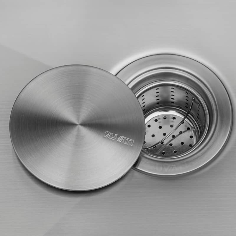Ruvati 28-inch Undermount 16 Gauge Tight Radius Stainless Steel Kitchen Sink Single Bowl - RVH7250 - 28" x 19"