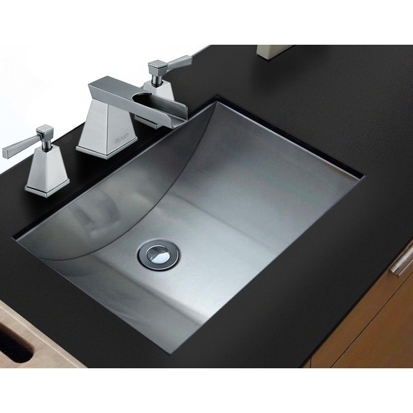 Buy Stainless Steel Bathroom Sinks Online at Overstock.com | Our ... Buy Stainless Steel Bathroom Sinks Online at Overstock.com | Our ...