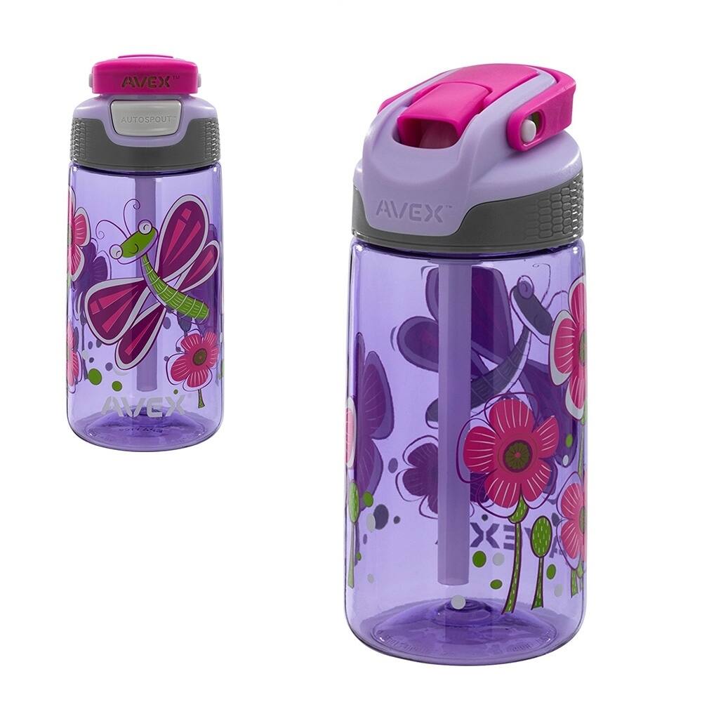 Avex Freestyle Autospout Water Bottle - Kids - 16oz Light Purple (SET OF 4)