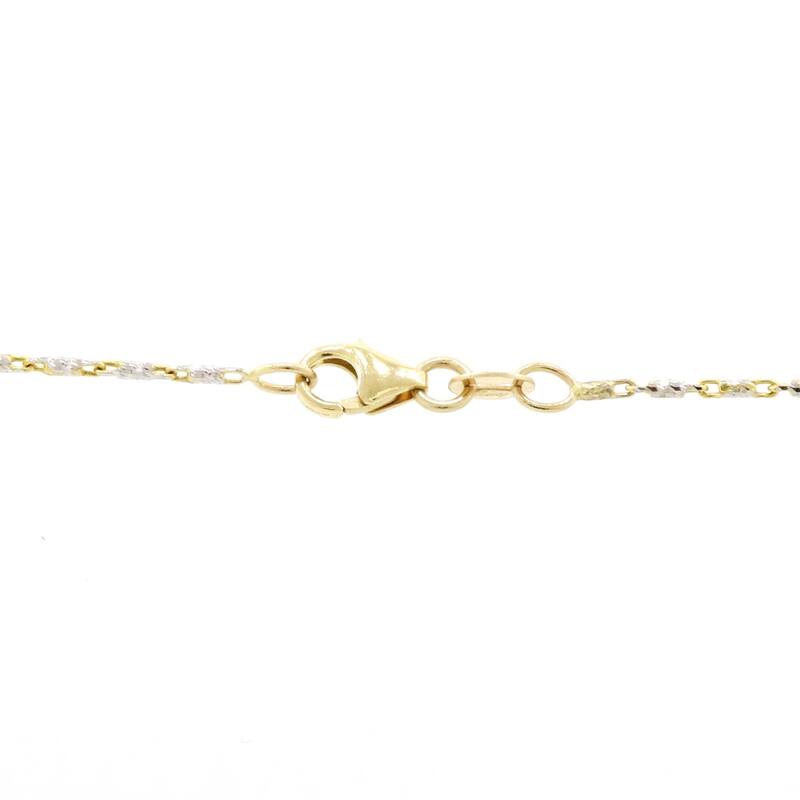 Auriya 14k Gold 2 5/8ct Emerald Gemstone and 3/8ct TDW Diamond Halo Necklace