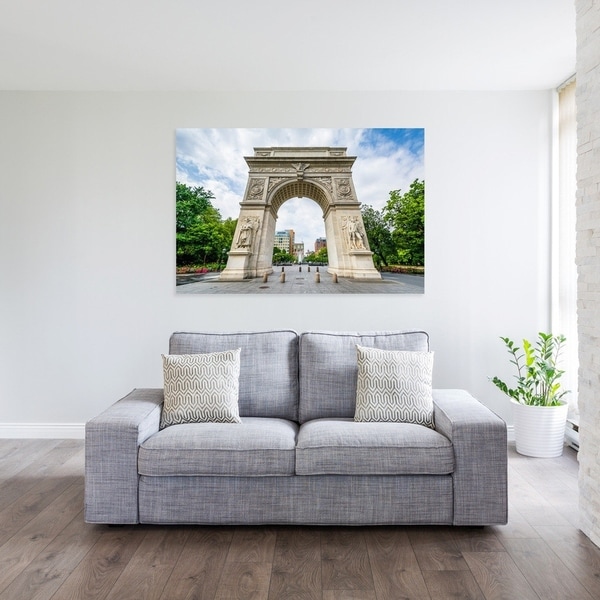 Noir Gallery Washington Square Arch, NYC Photo Print on Metal.