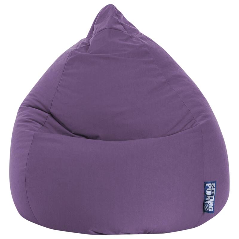 Easy Microfiber Bean Bag Chair - Purple