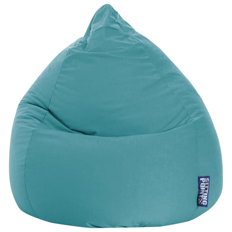 Easy Microfiber Bean Bag Chair - Turquoise Blue