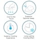 preview thumbnail 3 of 5, Cool Sleep Down-Alternative Blanket by Cozy Classics