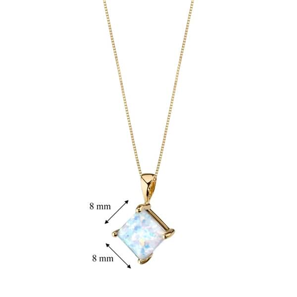 14k Yellow or White Gold 8 Millimeter Purple Simulated Opal Pendant Necklace 14k Yellow or White Gold 8 Millimeter Purple Simulated Opal Pendant Necklace