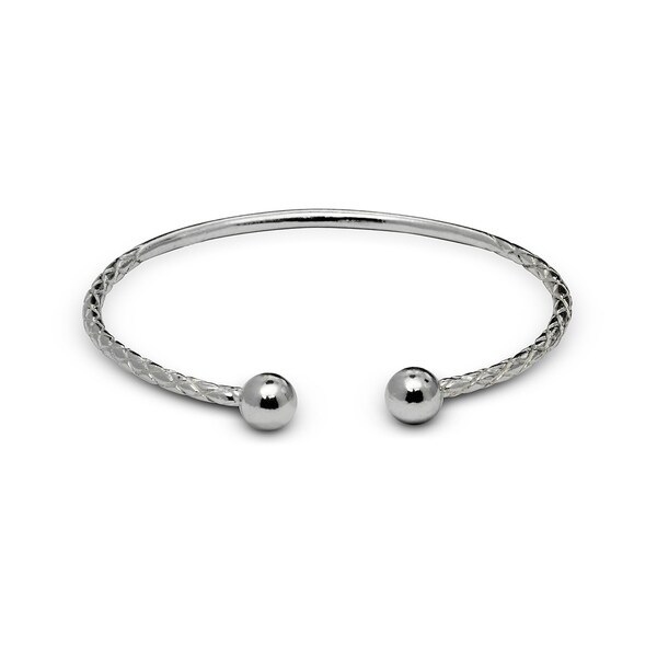 St Margaret Mary Alacoque Charm On A 7 1/4 Inch Oval Eye Hook Bangle Bracelet St Margaret Mary Alacoque Charm On A 7 1/4 Inch Oval Eye Hook Bangle Bracelet