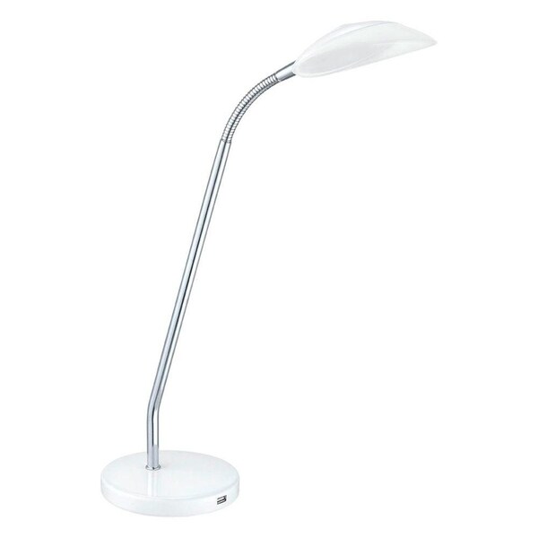 Eglo Canetal Led Desk Lamp With White And Chrome Finish Free Eglo Canetal Led Desk Lamp With White And Chrome Finish Free Shipping On Orders Over 45 17681454
