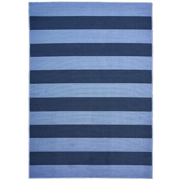 Awning Stripe Indoor Outdoor Area Rug - 7'10" x 9'10"x0.1"