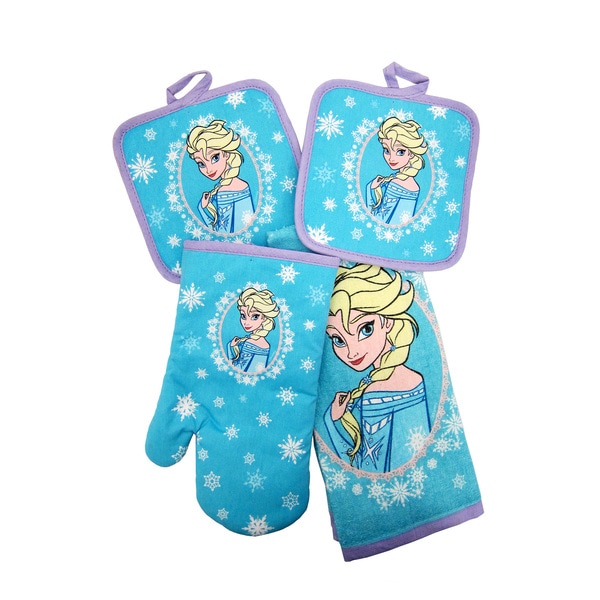 Shop Disney Frozen  Elsa 4pc Kitchen  Set  Kitchen  Towel 