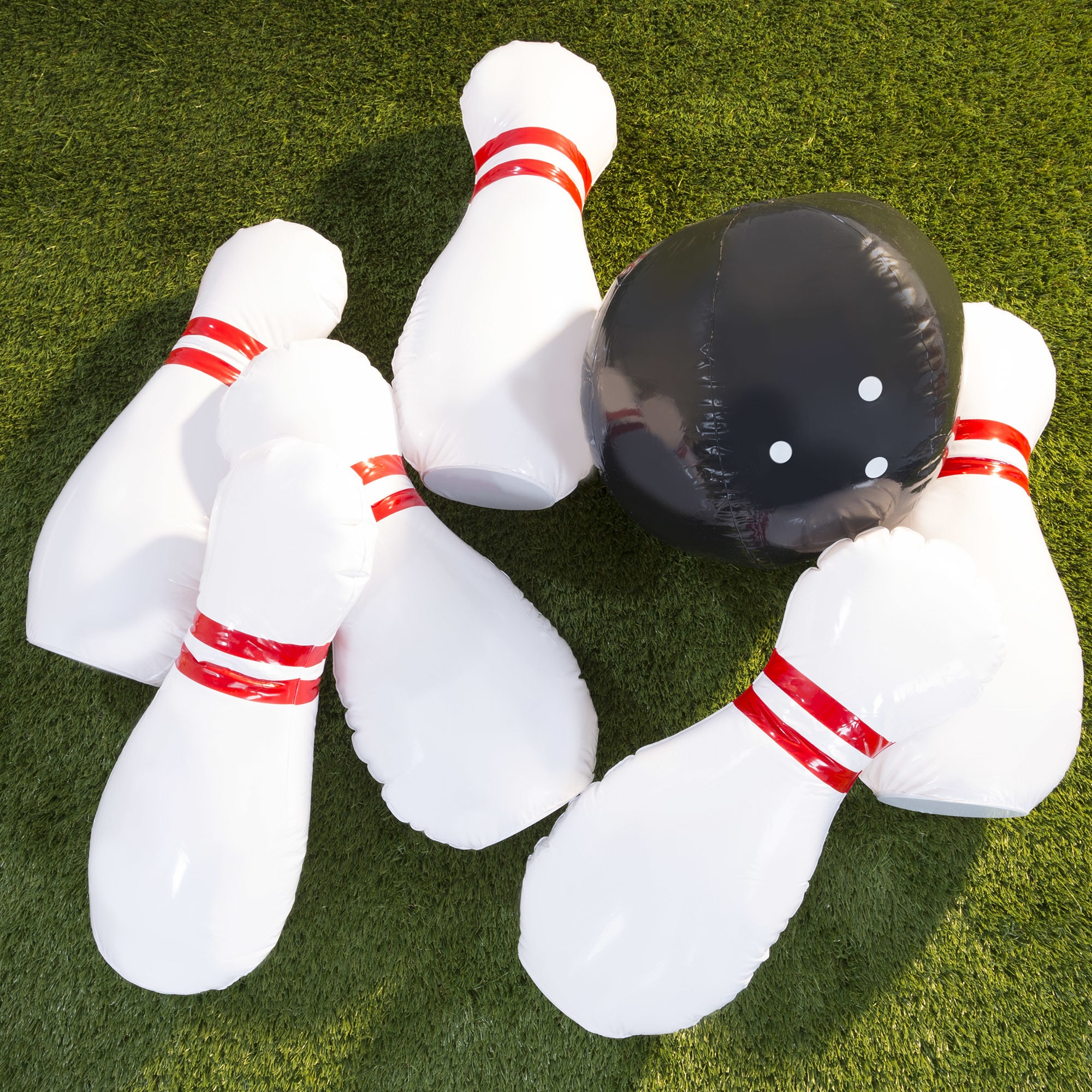 jumbo inflatable bowling set