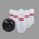 preview thumbnail 6 of 4, Hey! Play! Kids Giant Bowling Game Set Inflatable Jumbo Bowling Pins and Ball