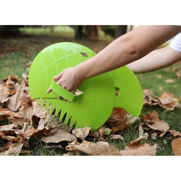 Pair of Leaf Scoops, Hand Rakes for Lawn and Garden Cleanup - Overstock ...