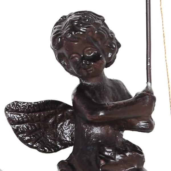 Pink Moon and Cherub Accent Lamp Pink Moon and Cherub Accent Lamp