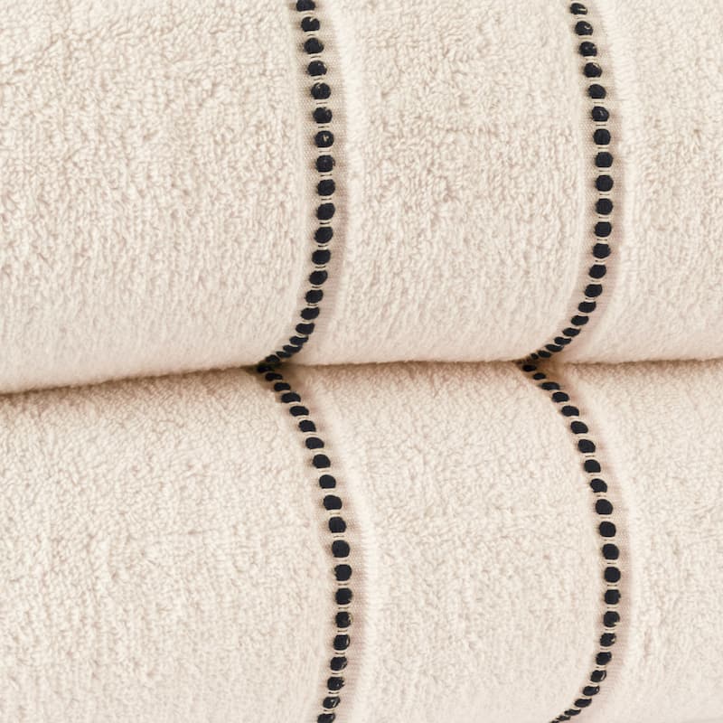 2-Piece Luxury Cotton Towel Set - Quick Drying 100% Zero Twist Cotton Bath Towels by Windsor Home