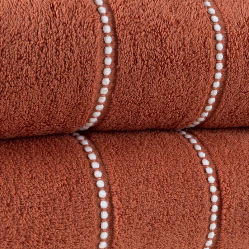 2-Piece Luxury Cotton Towel Set - Quick Drying 100% Zero Twist Cotton Bath Towels by Windsor Home