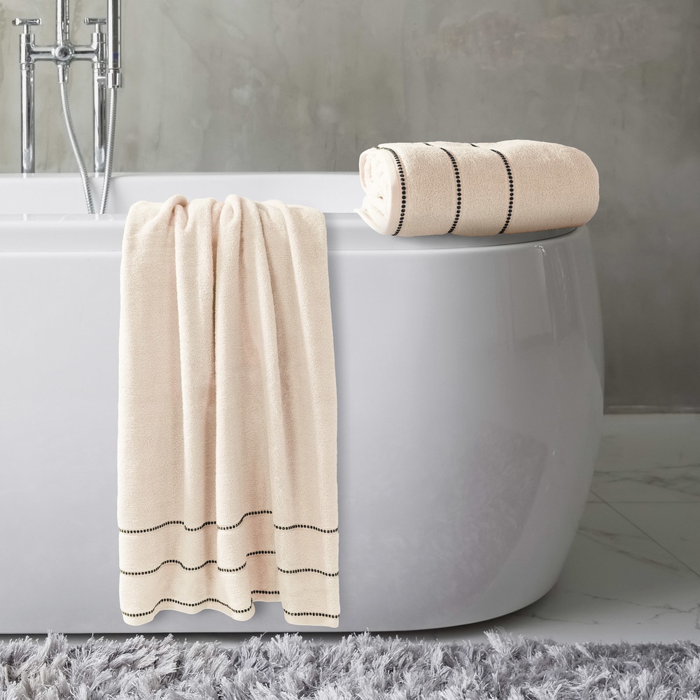 BNM Zero Twist Cotton Bath Towels Set of 2, Espresso