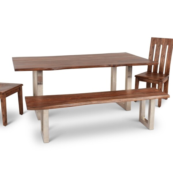 Greyson Living Rania Seesham Wood 71-inch Dining Table