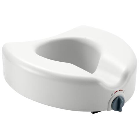 Medline Elevated Toilet Seat with Lock